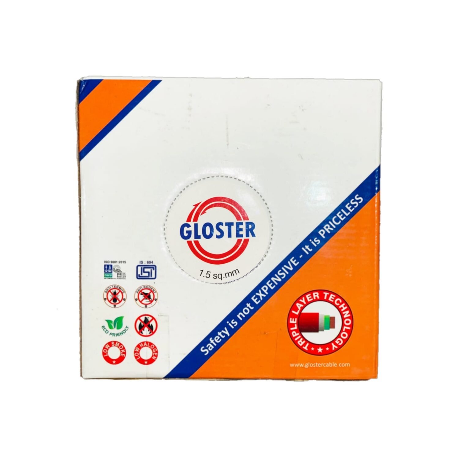 Gloster FRLSH 1.5sqmm,90m cable | Elecart:Buy Electricals, Electronics ...